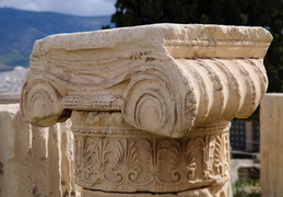 column detail, Athens